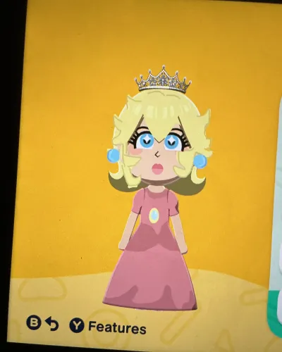 Mii-Porträt von Princess Peach