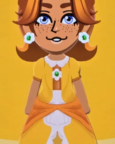 Mii-Porträt von Princess Daisy