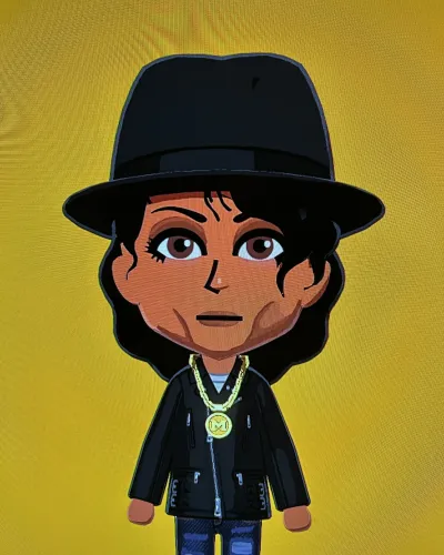 Mii-Porträt von Michael Jackson