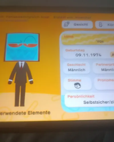 Mii-Porträt von Vox