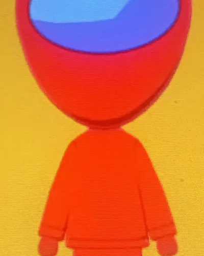 Mii-Porträt von Amogus (red)