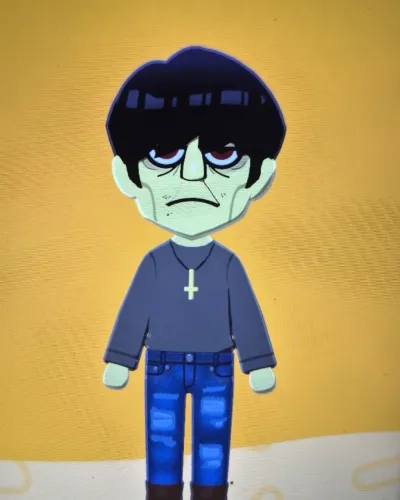 Mii-Porträt von Murdoc Niccals