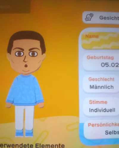 Mii-Porträt von Ronaldo