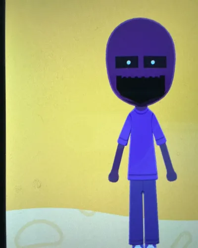 Mii-Porträt von Purple guy (Fnaf)