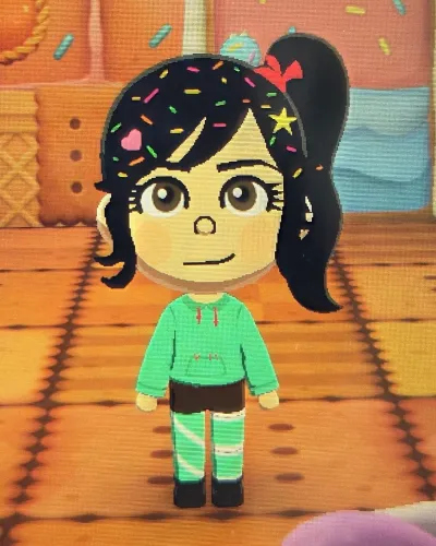 Mii-Porträt von Vanellope Von Schweetz