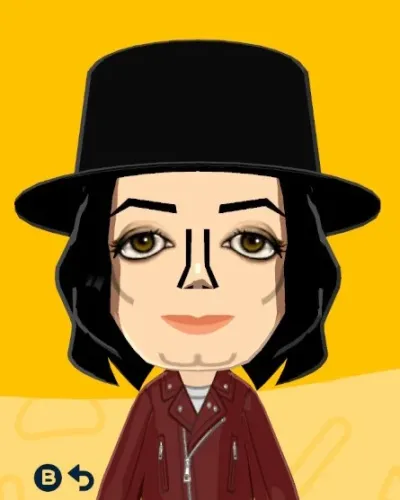 Mii-Porträt von Michael Jackson