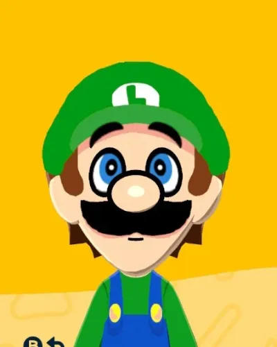 Mii portrait of Luigi