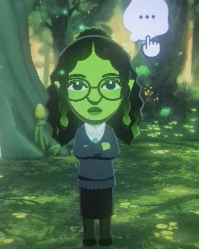 Mii-Porträt von Elphaba Thropp