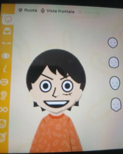 Mii-Porträt von Luffy