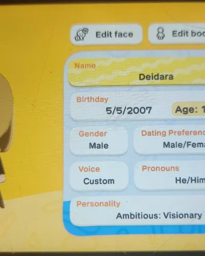 Mii-Porträt von Deidara