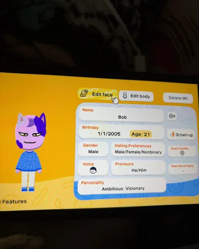 Mii-Porträt von Bob