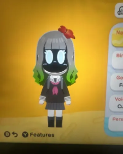 Mii portrait of FLDSMDFR (Frya)