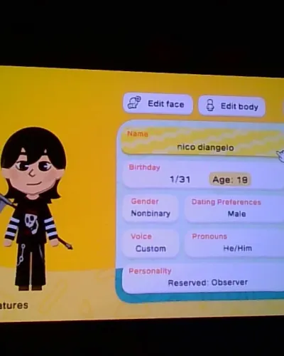 Mii-Porträt von nico di angelo