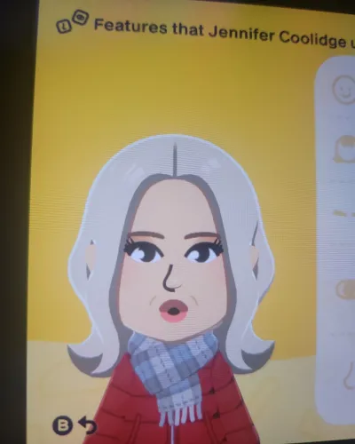 Mii-Porträt von Jennifer Coolidge