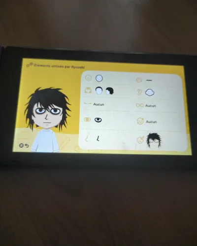 Mii-Porträt von Ryuzaki /L Death Note