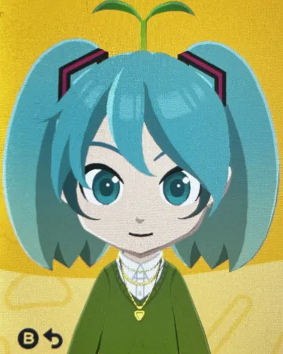 Mii-Porträt von Hatsune Miku