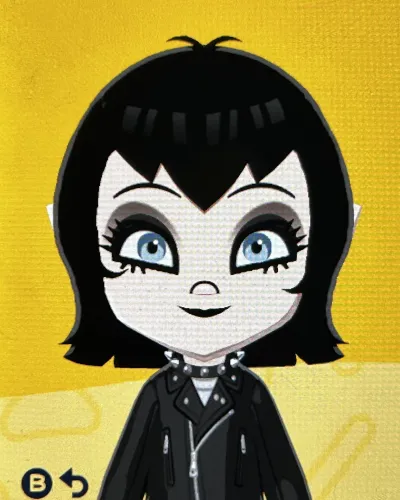 Mii-Porträt von Mavis Dracula