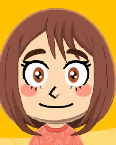 Mii-Porträt von Ochako Uraraka