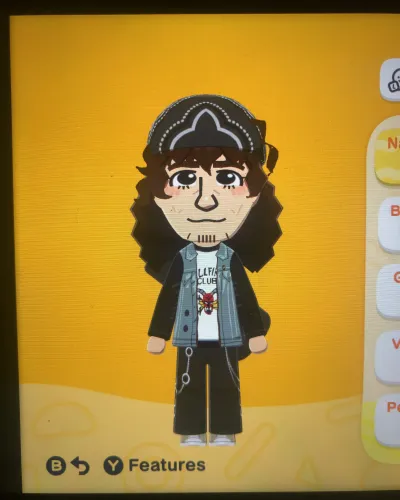 Mii-Porträt von Eddie Munson