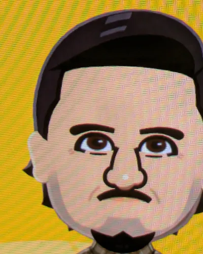 Mii portrait of Pedro Pascal