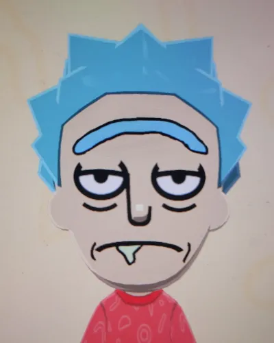 Mii-Porträt von Rick Sanchez
