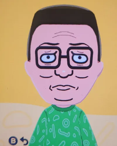 Mii-Porträt von Hank Hill