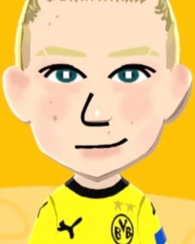 Mii-Porträt von Erling Haaland