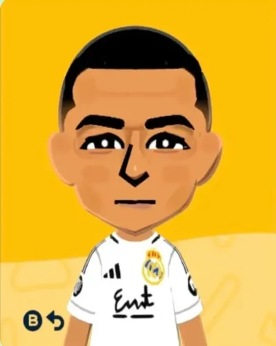 Mii-Porträt von Kylian Mbappé