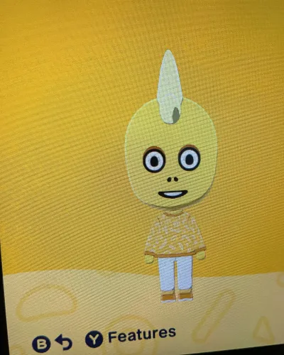 Mii-Porträt von Monster kid / from Deltarune