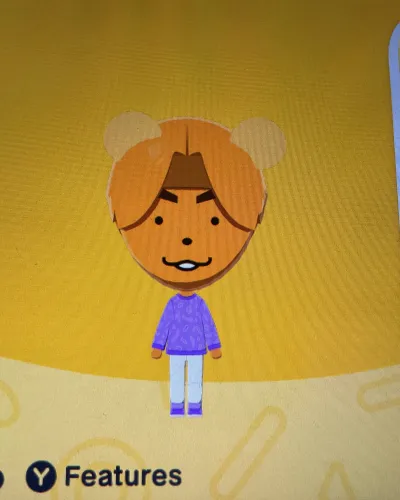 Mii-Porträt von Orange