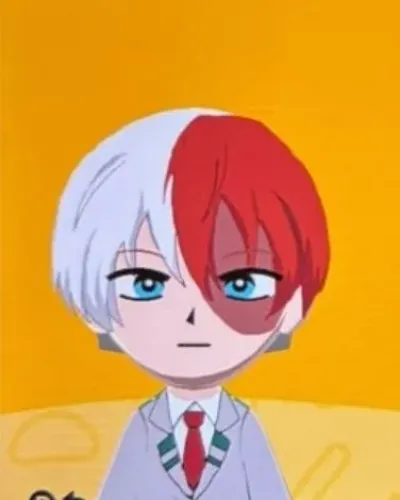 Mii portrait of Shoto Todoroki
