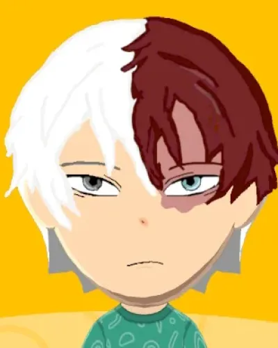 Mii-Porträt von Todoroki Shoto