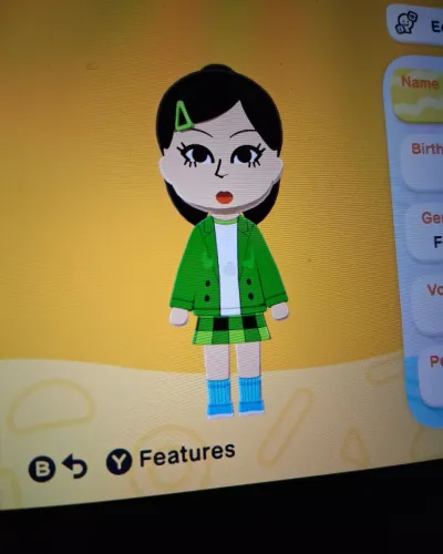 Mii portrait of Heather Duke