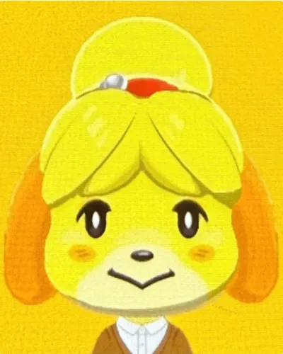 Mii portrait of Isabelle