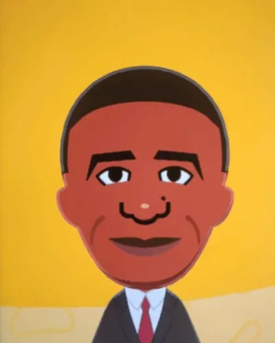 Mii-Porträt von Obama