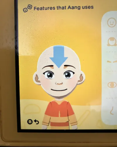 Mii-Porträt von Aang