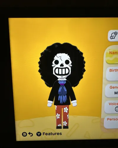 Mii-Porträt von Brook (one piece)