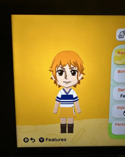 Mii-Porträt von Nami (one piece)