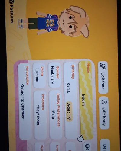 Mii portrait of Intern