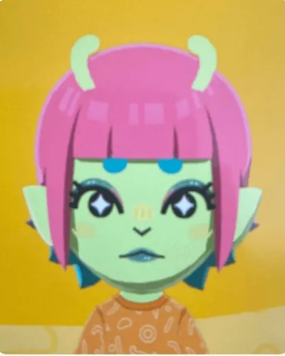 Mii-Porträt von Alien girl