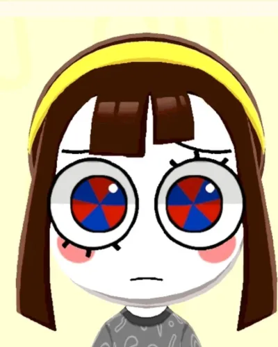 Mii-Porträt von Pomni (v2)
