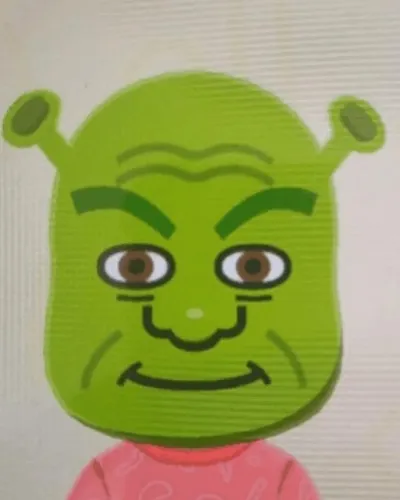 Mii-Porträt von Shrek