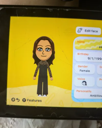 Mii-Porträt von Zendaya