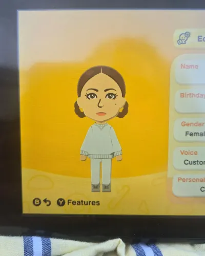 Mii-Porträt von Padme Amidala