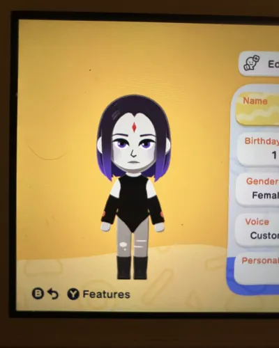 Mii-Porträt von Raven