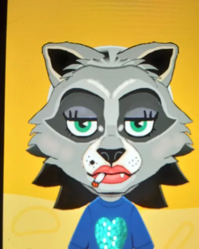 Mii-Porträt von Raccoon
