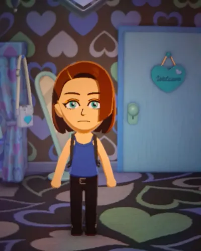 Mii portrait of Jill valentine