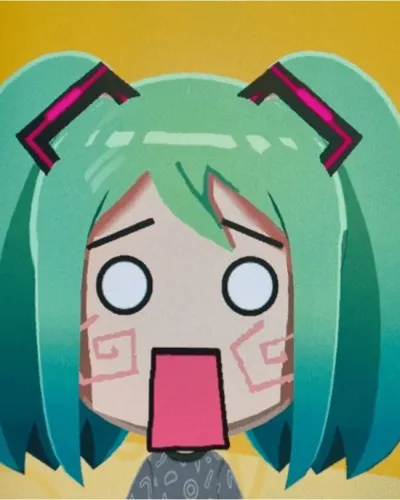 Mii-Porträt von Chibi Miku