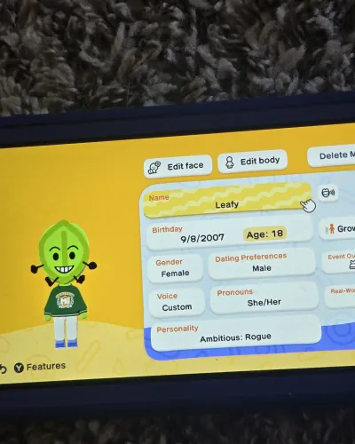 Mii-Porträt von Leafy