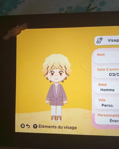 Mii portrait of Zenitsu